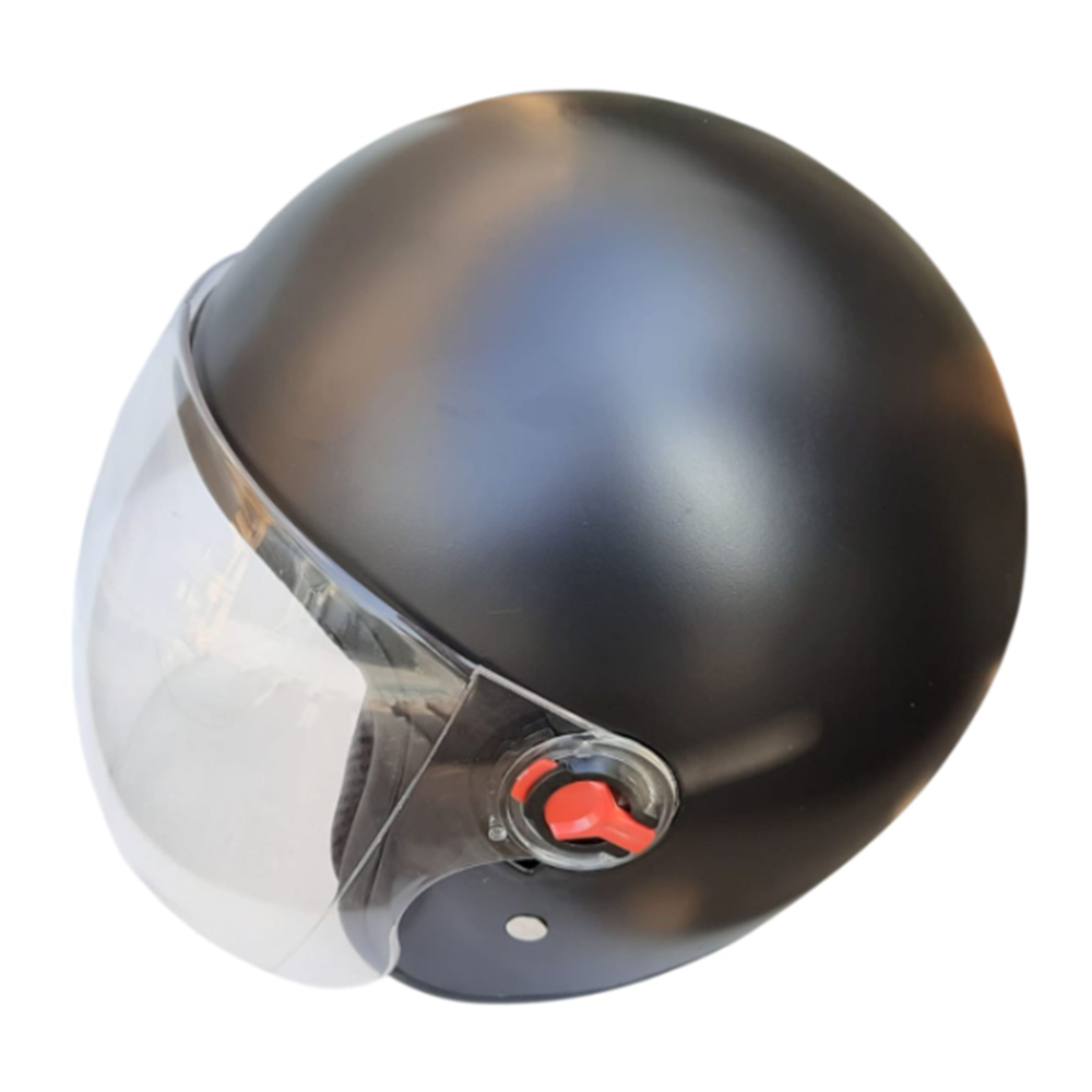 KASK ÇENESİZ Mat Siyah