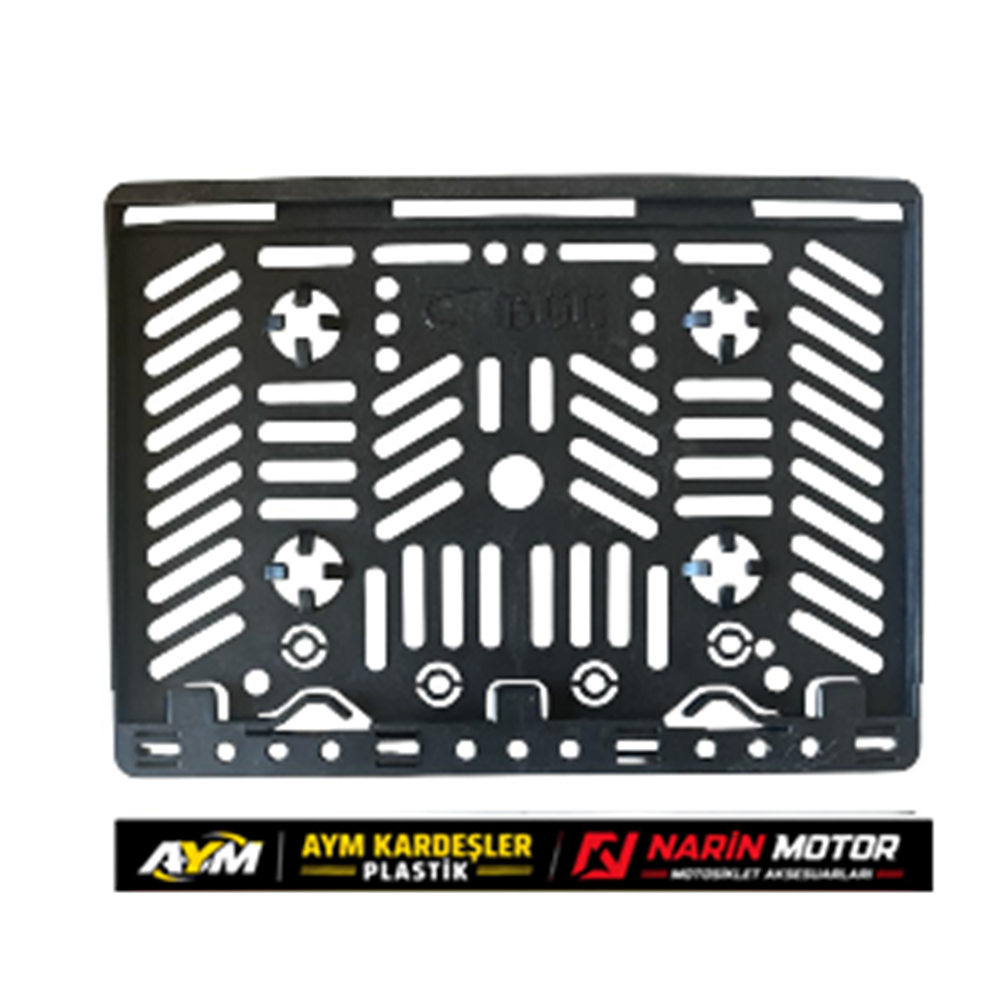 PLASTİK PLAKALIK MOTOR firma damla baskılı