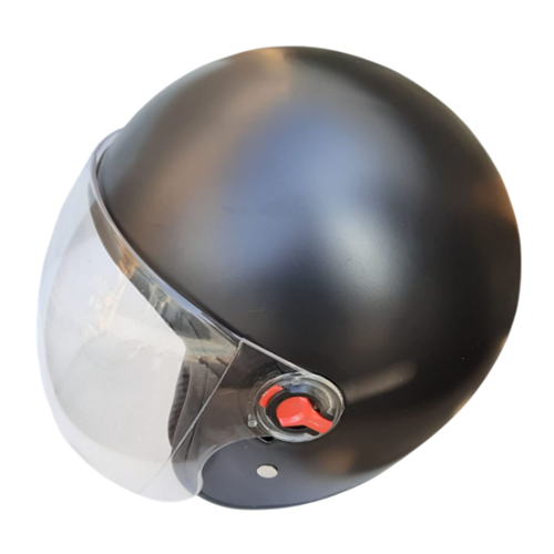 KASK ÇENESİZ Mat Siyah