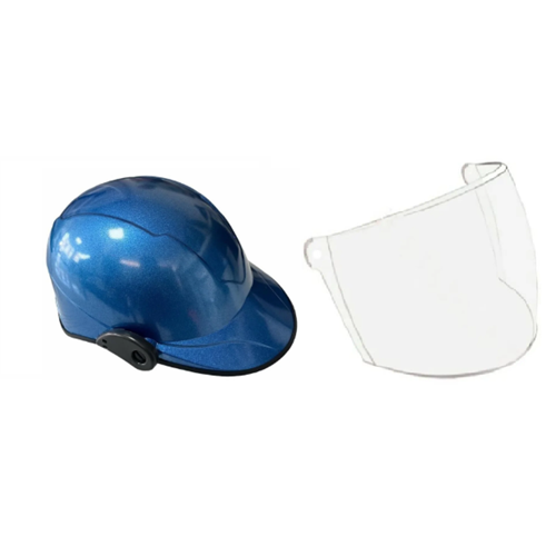 KASK JOKEY BOYALI-fitilli CAMLI MAVİ